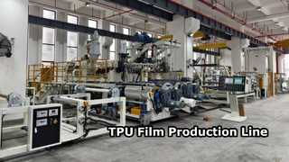 تولید کفش تقویتی: خط تولید فیلم 75 TPU EVA Twin Screw Extruder TPU EVA