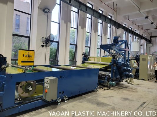 دستگاه اکستروژن ورق پلی اتیلن 160 کیلووات ابعاد 25000*2000*2500 میلی متر