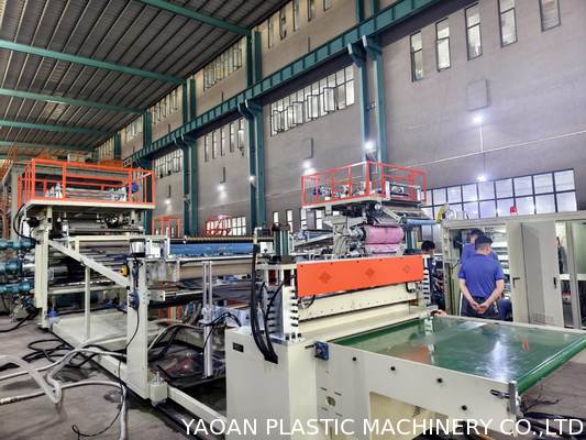 2 Layers PC ABS Trolley Case Sheet Extrusion Making Machine, Luggage Sheet Extrusion Machine