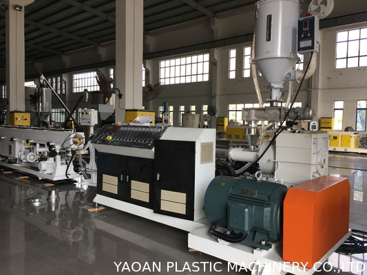 HDPE PE LDPE PP PPR PVC ماشین آلات اکستروژن لوله پلاستیک / لوله اکستروژن خط